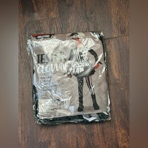 Spooktacular Creations Jester Clown Costume for‎ Kids - Black and White Size XL